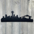 Personalizable Seattle Skyline Metal Sign Cutout - Powder Coated for Durability - Space Needle - Personalized - Custom - Customizable