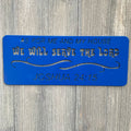 Joshua 24:15 Metal Sign Cutout - Inspiring Joshua 24 15 Powder Coated Metal Wall Art - Christian Home Decor -