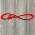 Love Infinity Sign Metal Sign Cutout - Love Infinity Metal Sign - Powder Coated Wall Art for Any Room