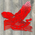 Proud To Be An American Metal Sign Cutout