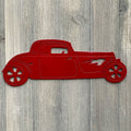 Hotrod Metal Sign Cutout - '32 Ford Hot Rod Powder Coated Metal Sign - Classic Design for Car Enthusiasts
