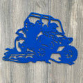 Powder Coated Metal Side-by-Side Scene Sign - Metal Sign Cutout -The Perfect Wall Art for Any Off-Road Enthusiast!
