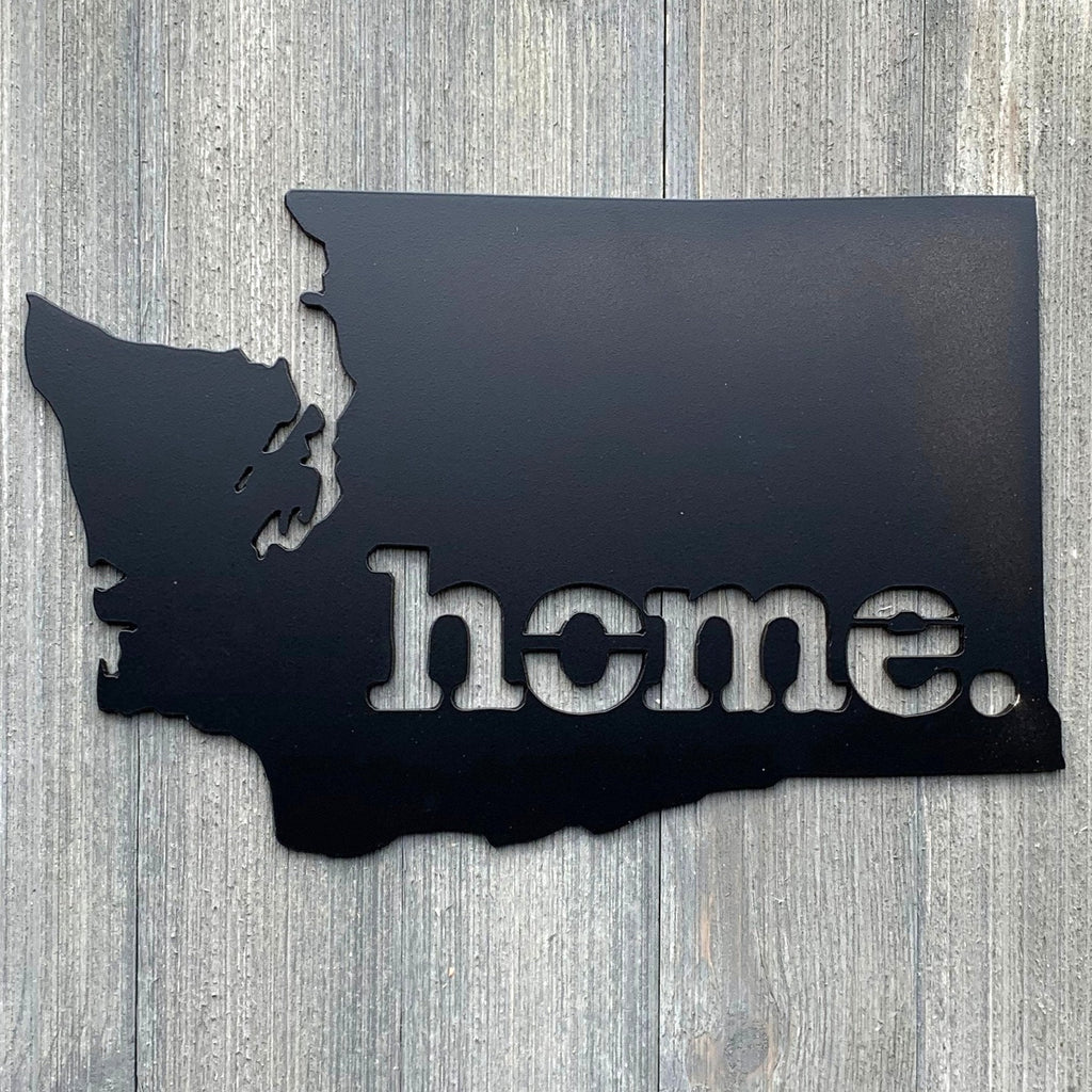 Washington State Home Metal Sign - Powder Coated Wall Art for Any Room