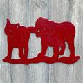 Playing Puppy and Cat Metal Sign Cutout - Adorable Dog and Cat Play Scene Powder Coated Metal Sign - Perfect for Any Pet Lover's Home!