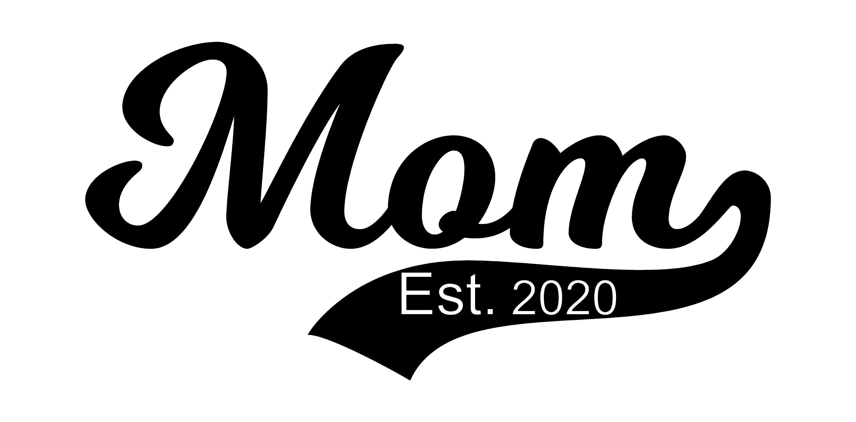 Personalized Mom EST. Sign - Custom Mom Sign - Personalized Powder Coated Metal Sign with Established Year -Mothers Day Gift -Christmas Gift