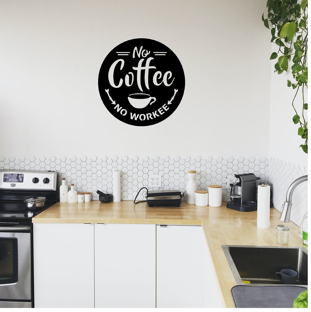 No Coffee No Workee - Coffee lovers - Coffee Shop - Cafe -