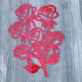 Rose Bouquet Metal Sign Cutout - Beautiful Rose Bouquet Metal Sign -Powder Coated for Durability -Mothers day Gift -Valentines -Anniversary