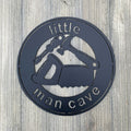 Little Man Cave Metal Sign Cutout - Little Man Cave Powder Coated Metal Sign - Hand Saw, Hammer, and Screwdriver Kids Room or Nursery Decor