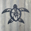 Sea Turtle Metal Sign Cutout - Gorgeous Sea Turtle Powder Coated Metal Sign - A Stunning Addition to Any Beach-Inspired Decor!