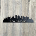 New Orleans Skyline Metal Sign Cutout - Powder Coated for Durability