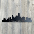 Los Angeles Skyline Metal Sign Cutout - - Powder Coated for Durability