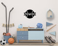 Personalized Tennis Monogram - Custom Tennis Sign - Personalized Powder Coated Metal Name Sign for Tennis Fans- Tennis Name Sign