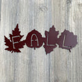 Fall Leaves Metal Sign Cutout - Fall Decor - Autumn Decor
