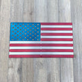 American Flag Metal Sign Cutout - Striking and Durable American Flag Powder Coated Metal Sign - Patriotic Decor - Metal USA Flag