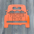 Pumpkin Patch Truck Metal Sign Cutout - Vintage Pumpkin Patch Truck Metal Sign - Powder Coated for Durability - Halloween Decor - Fall Decor