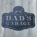 Dad's Garage Metal Sign Cutout - Perfect Father's Day Gift - Gifts For Him - Man Cave Decor