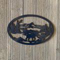 Moose Scene Metal Sign Cutout - Breathtaking Forest Scene Powder Coated Metal Sign - A Stunning Addition to Any Outdoor-Inspired Decor!
