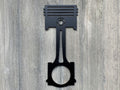 Piston Metal Sign Cutout - Engine Piston Design