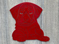 Dog Metal Sign Cutout - Adorable Puppy Powder Coated Metal Sign - A Delightful Addition to Any Home or Business!
