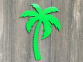 Palm Tree Metal Sign Cutout - Tropical Palm Tree Silhouette Metal Sign - Perfect for Any Home Decor