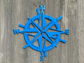 Nautical Compass Rose Metal Sign Cutout - Nautical Decor for Home or Office - Navigate Your Way Home with Our Nautical Compass Rose Sign