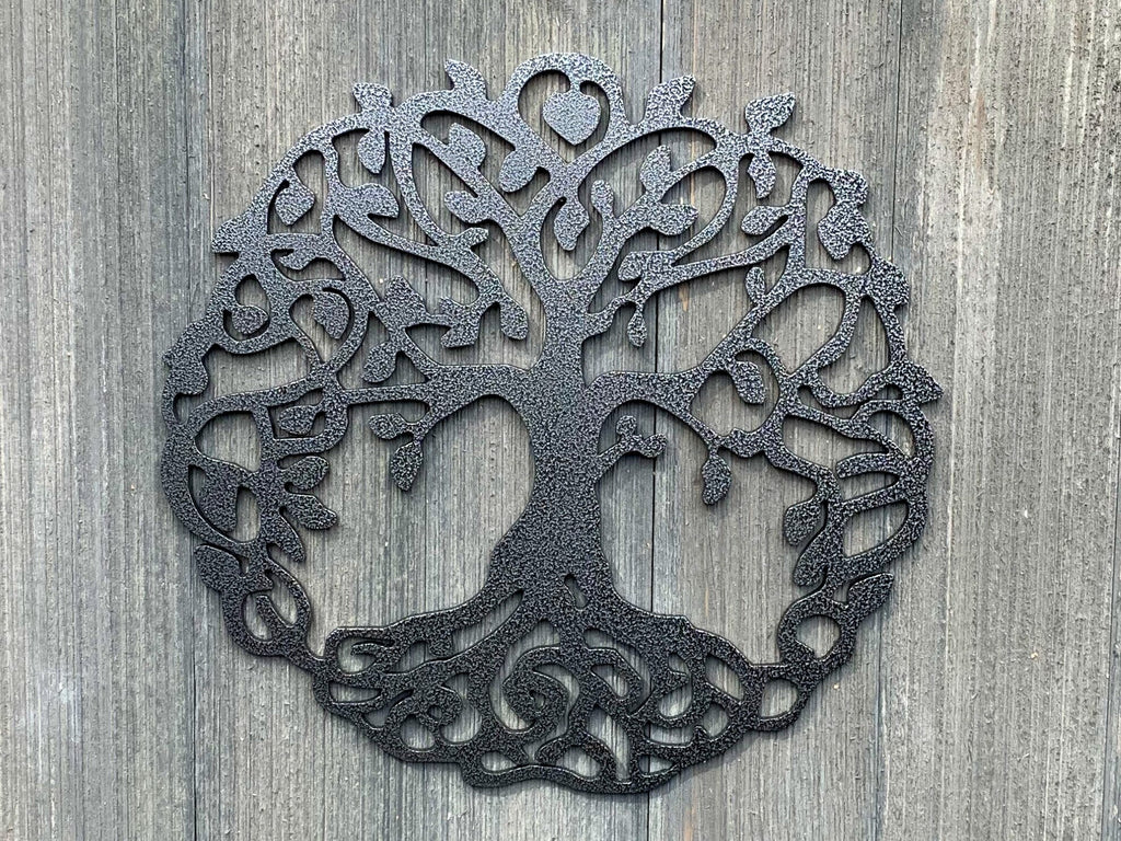 Tree of Life Metal Sign Cutout - Tree of Life Metal Sign - Powder Coated Wall Art for Any Room