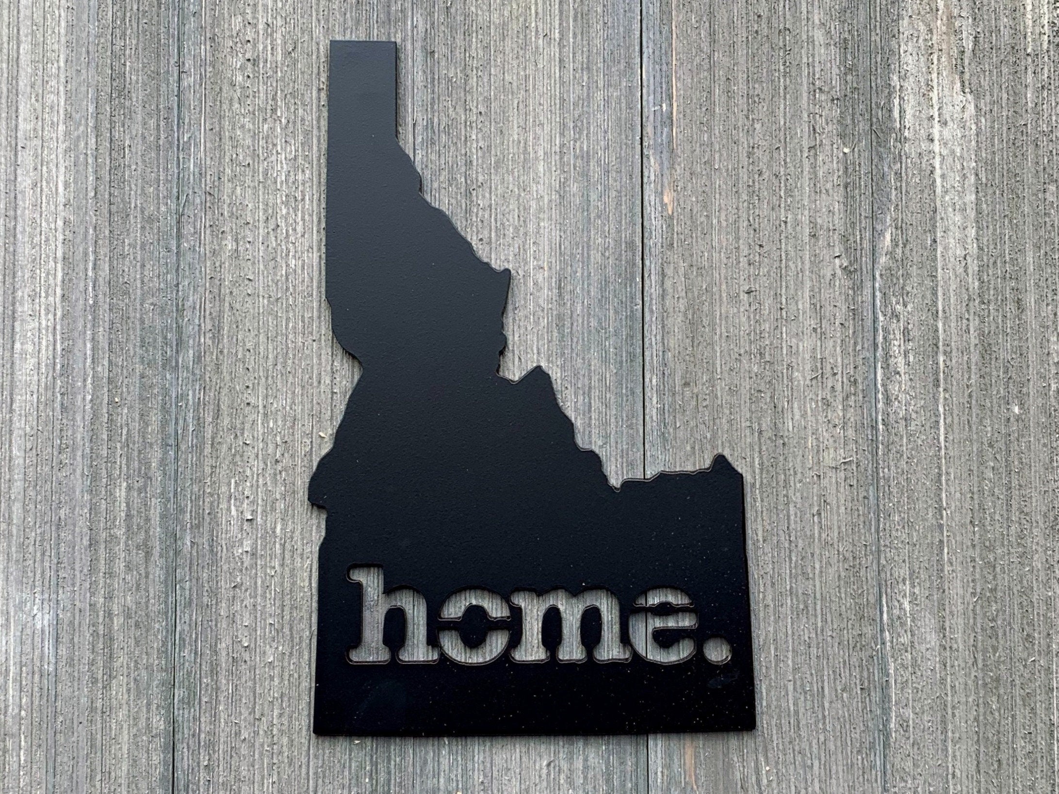 Idaho State Home Metal Sign - Powder Coated Wall Art for Any Room