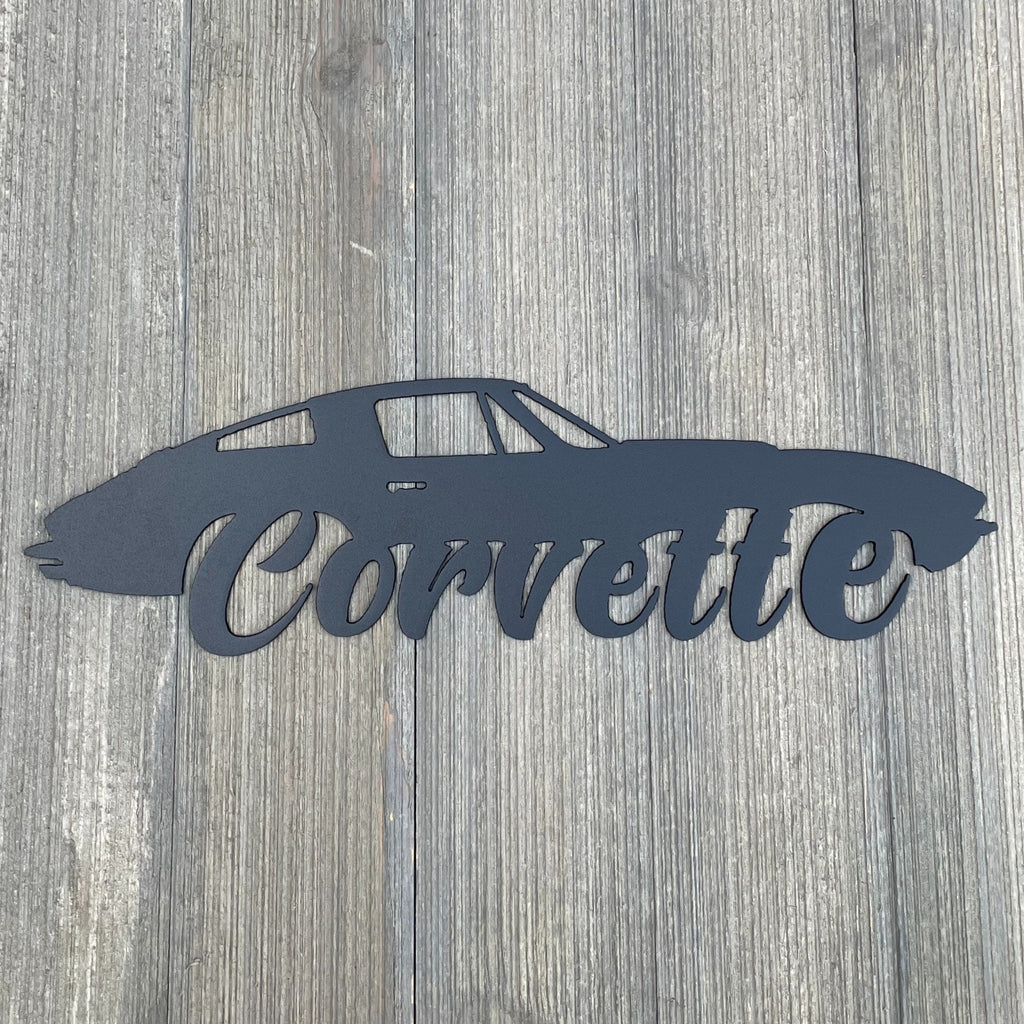 1963-1967 Corvette C2 Metal Sign Cutout