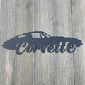 1963-1967 Corvette C2 Metal Sign Cutout