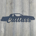 4th Generation Cutlass Metal sign Cutout - 1978-1988 - Metal Sign Cutout