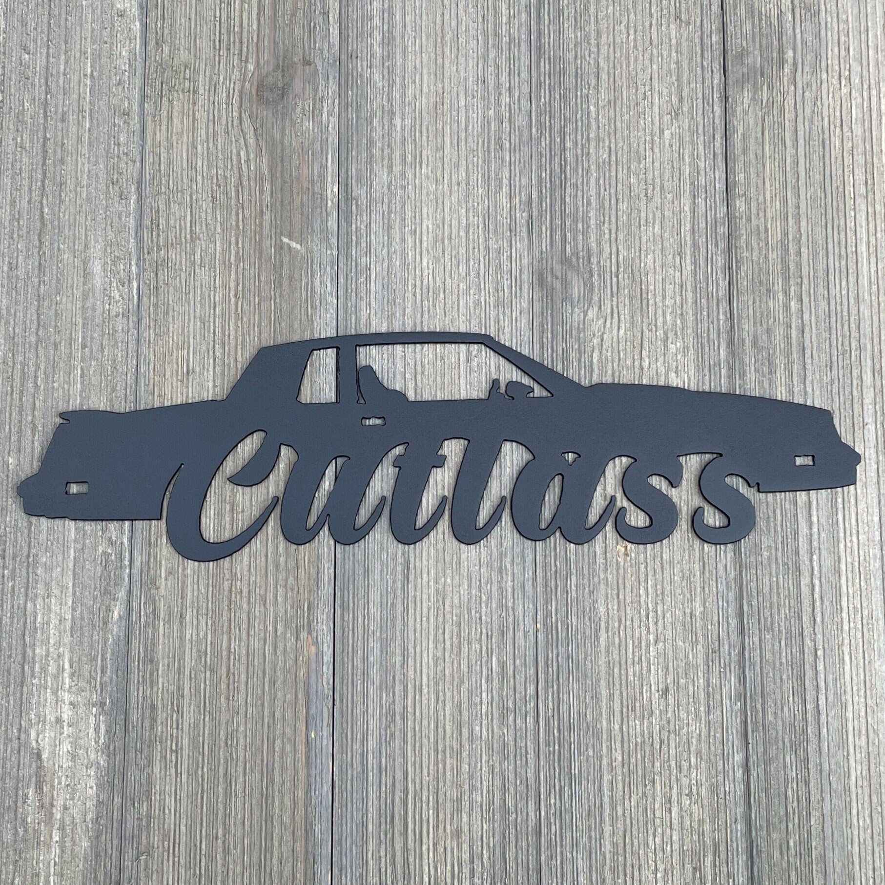4th Generation Cutlass Metal sign Cutout - 1978-1988 - Metal Sign Cutout