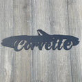 1965 Corvette C2 Convertible - 1963-1967 - Metal Sign Cutout