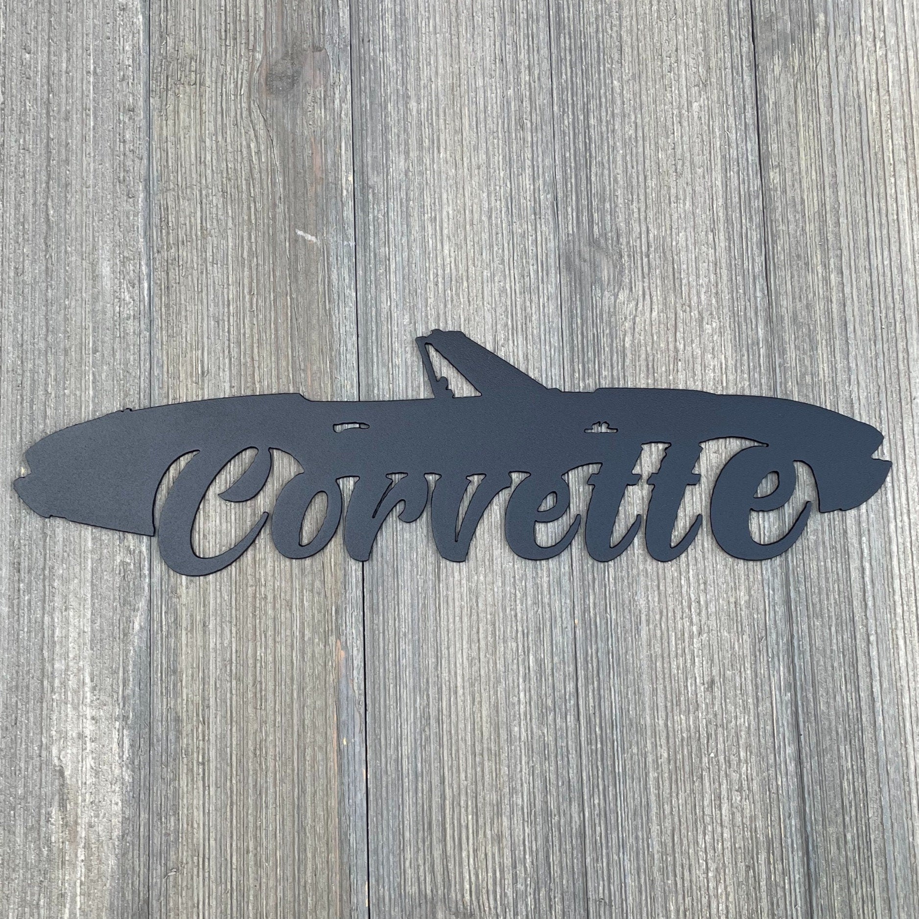 1965 Corvette C2 Convertible - 1963-1967 - Metal Sign Cutout