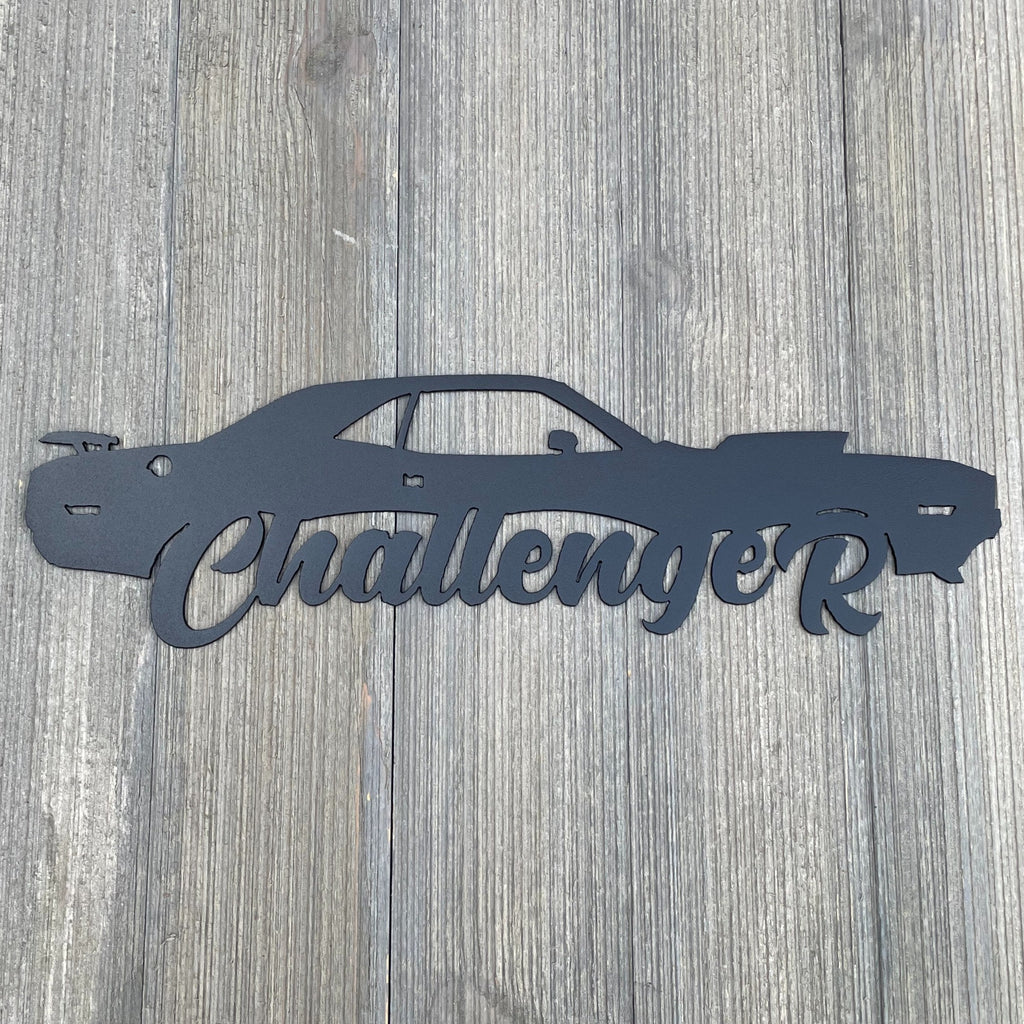 First Generation Challenger - 1970-1974 - Metal Sign Cutout