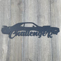 First Generation Challenger - 1970-1974 - Metal Sign Cutout