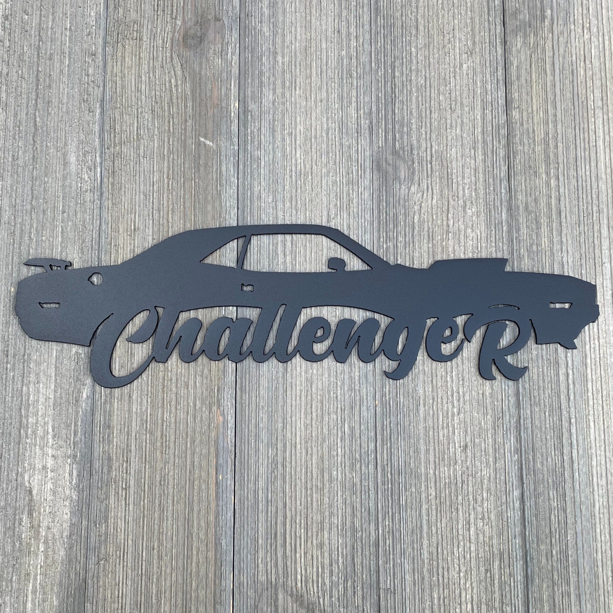 First Generation Challenger - 1970-1974 - Metal Sign Cutout