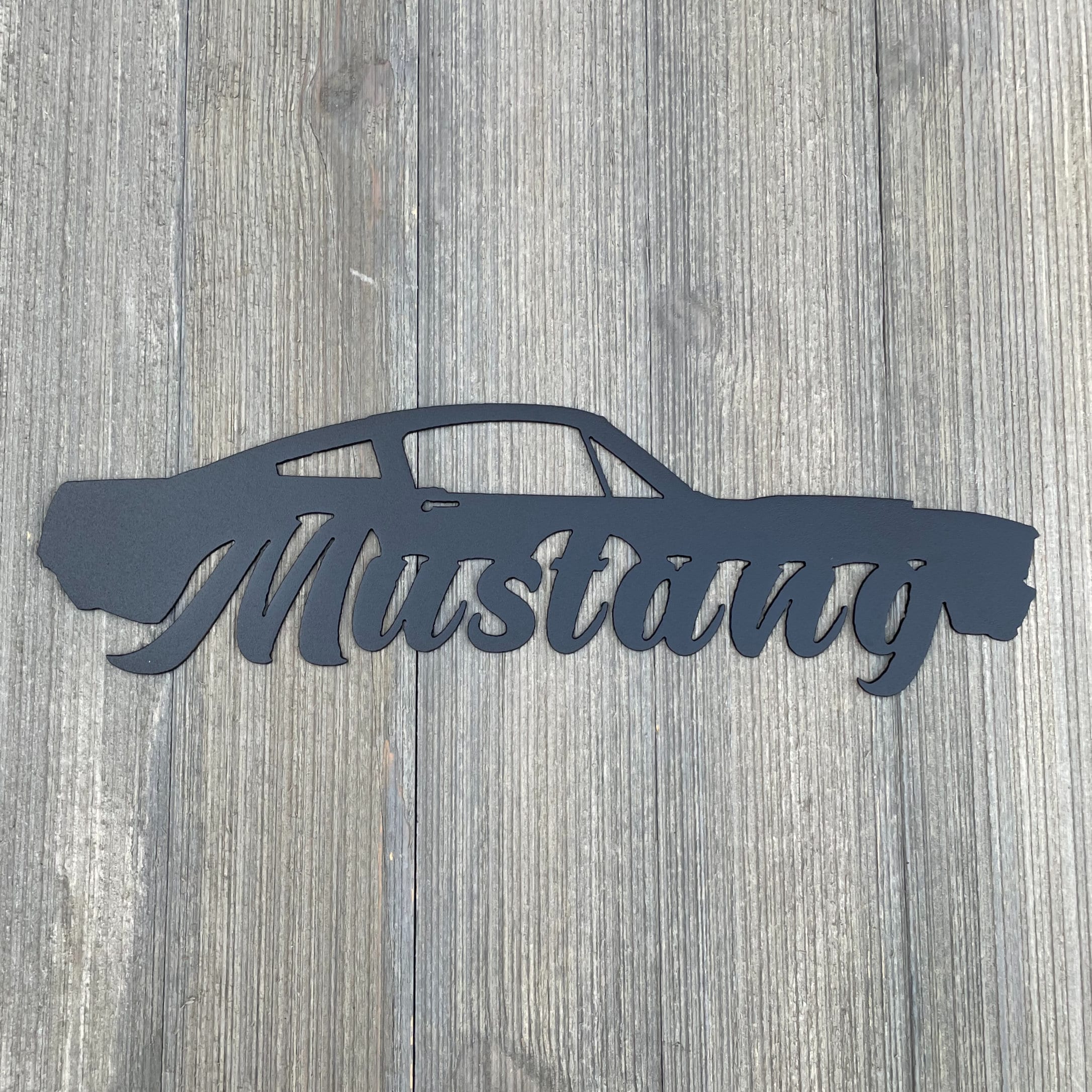 Fast Back Mustang - 1965-1970 - Metal Sign Cutout