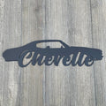 2nd Generation Chevelle - 1968-1972 - Metal Sign Cutout