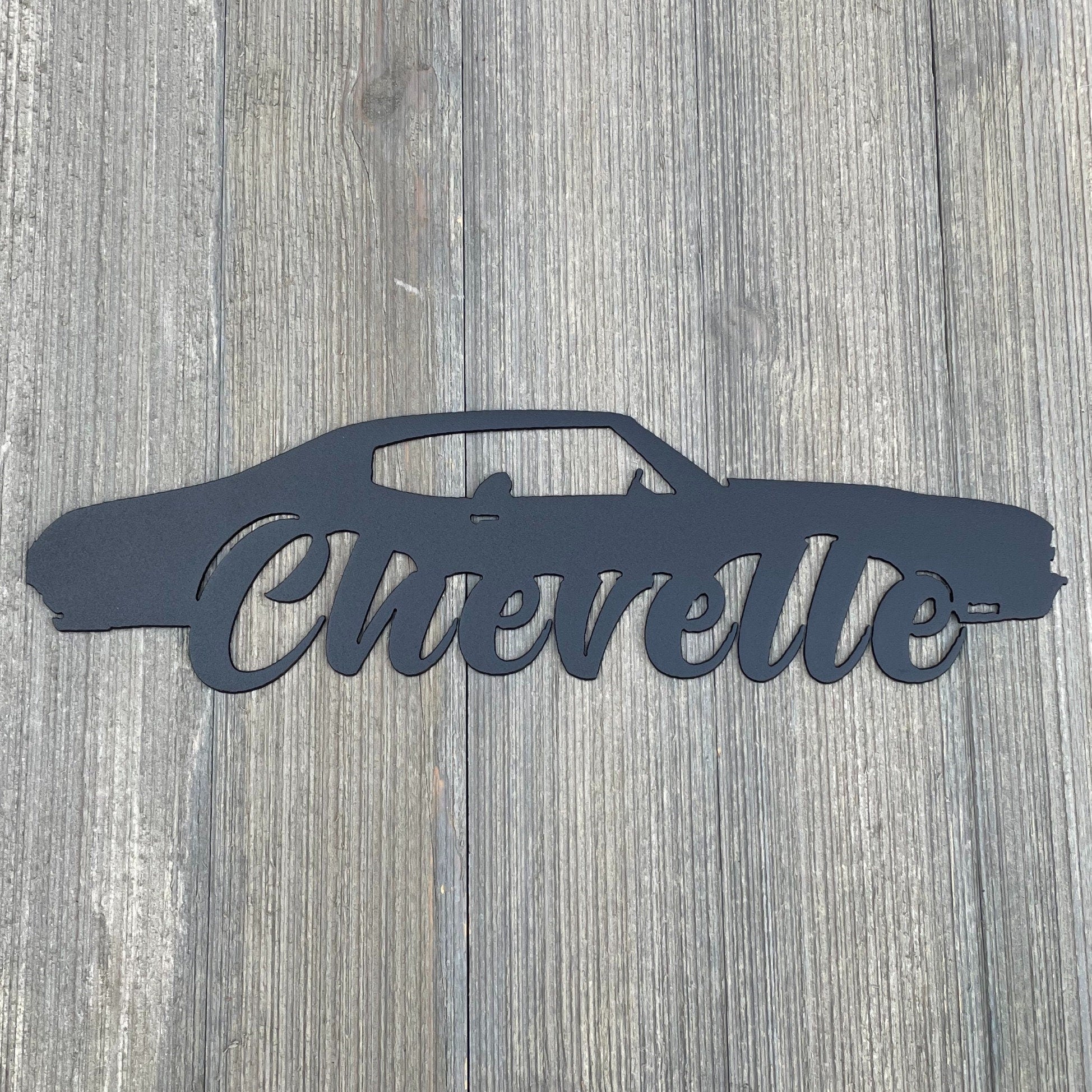 2nd Generation Chevelle - 1968-1972 - Metal Sign Cutout