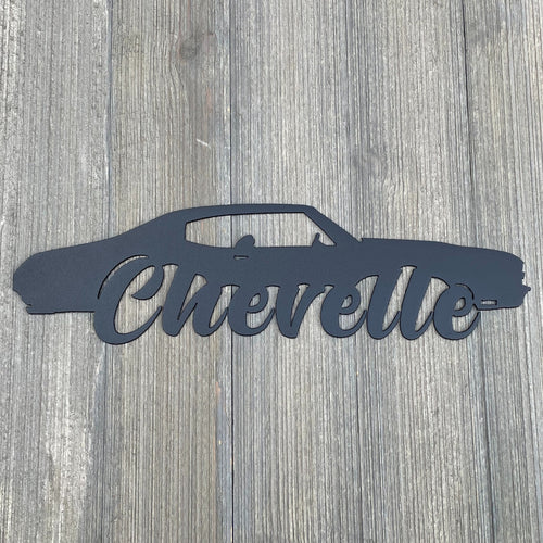 2nd Generation Chevelle - 1968-1972 - Metal Sign Cutout