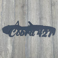 Cobra 427 Mustang Metal Sign Cutout