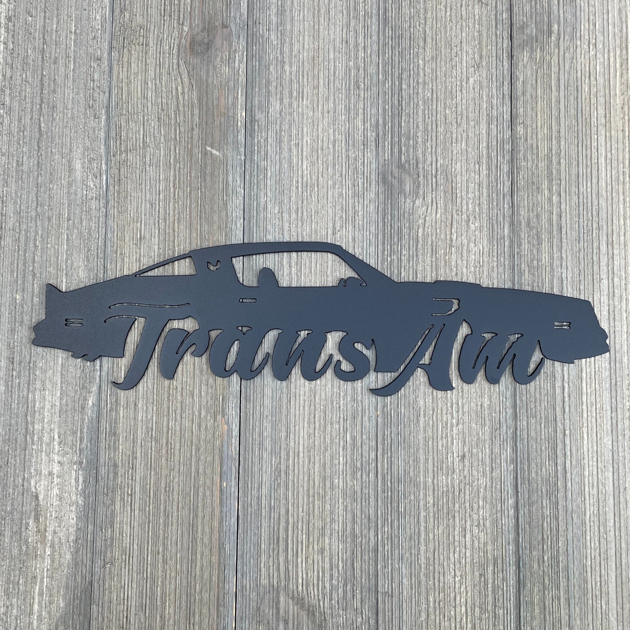2nd Generation Trans Am - Firebird- Pontiac - 1970-1981 - Metal Sign Cutout