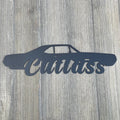 1966 Oldsmobile Cutlass Metal Sign Cutout