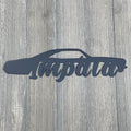 1965 Chevy Impala Metal Sign Cutout