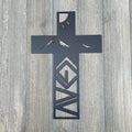 God is Greater Than The Highs And Lows Cross Metal Sign Cutout