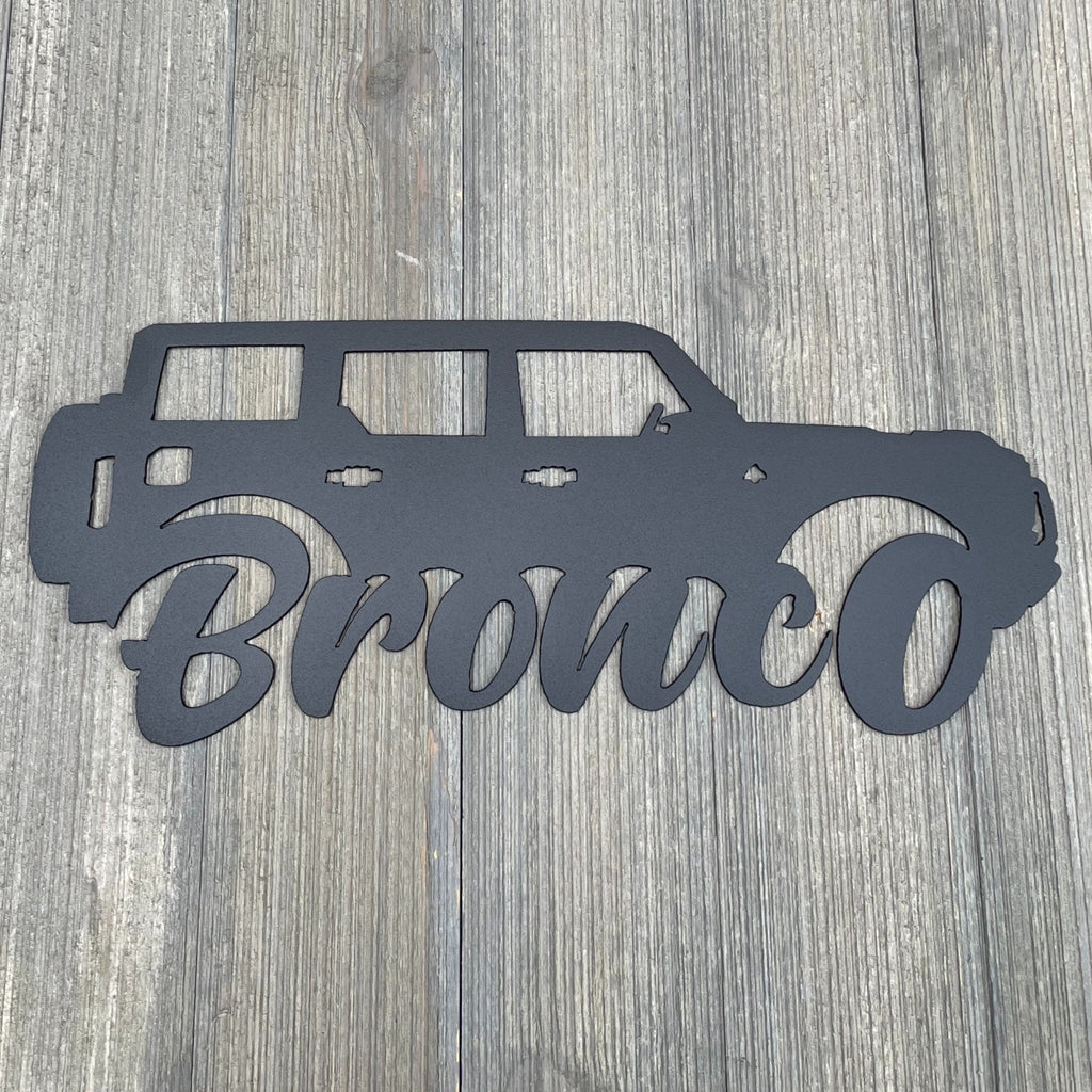 6th Gen 4-Door Bronco Expedition: Metal Sign Cutout (2021-Present)