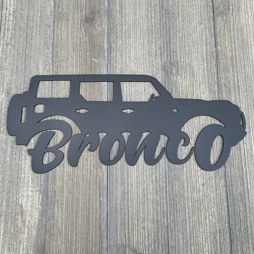 6th Gen 4-Door Bronco Expedition: Metal Sign Cutout (2021-Present)