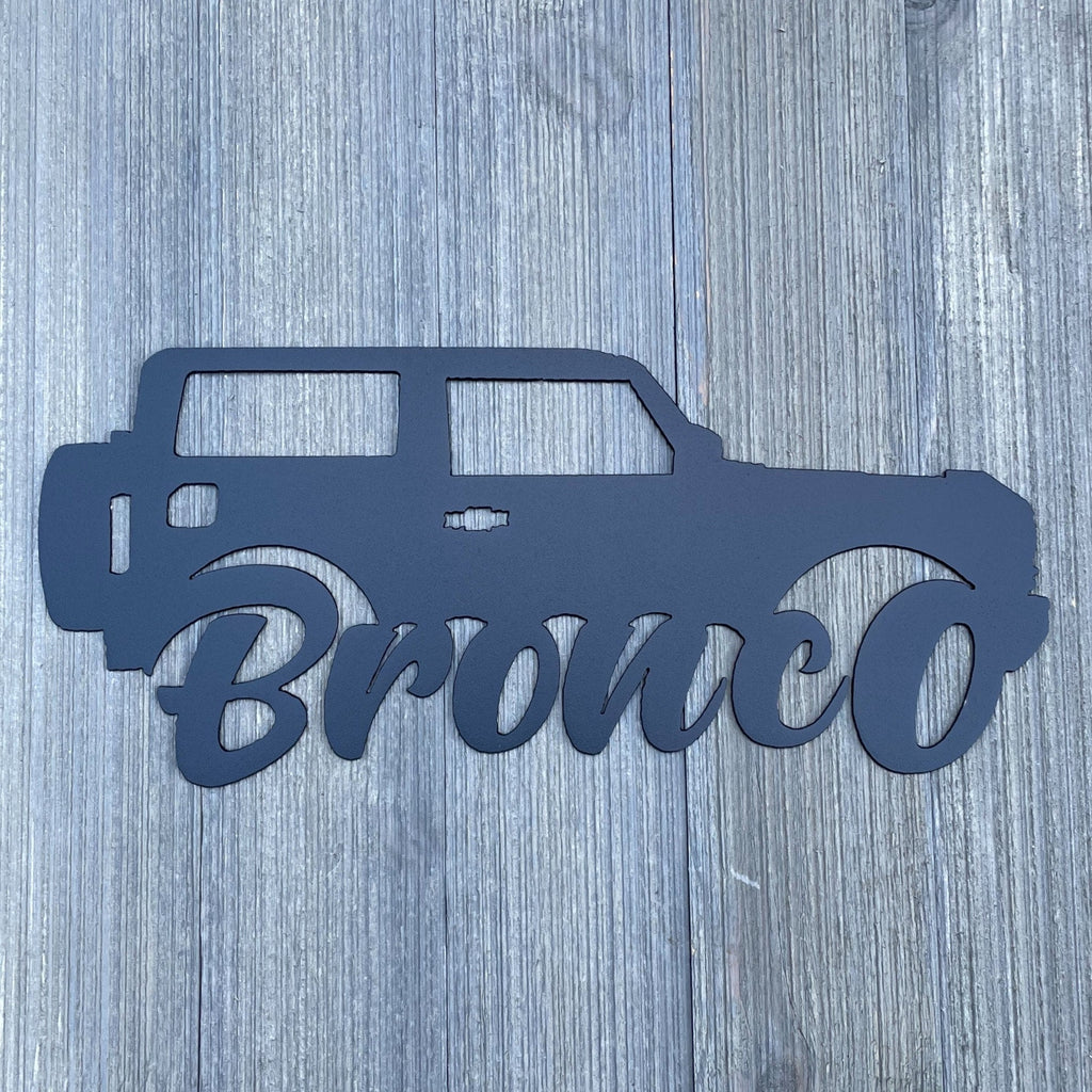 6th Gen 2-Door Bronco Expedition: Metal Sign Cutout (2021-Present)