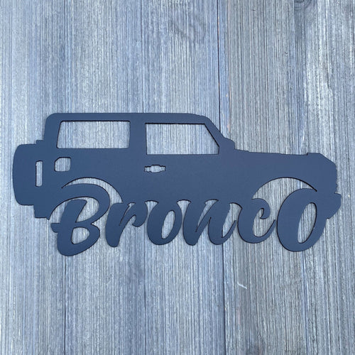 6th Gen 2-Door Bronco Expedition: Metal Sign Cutout (2021-Present)