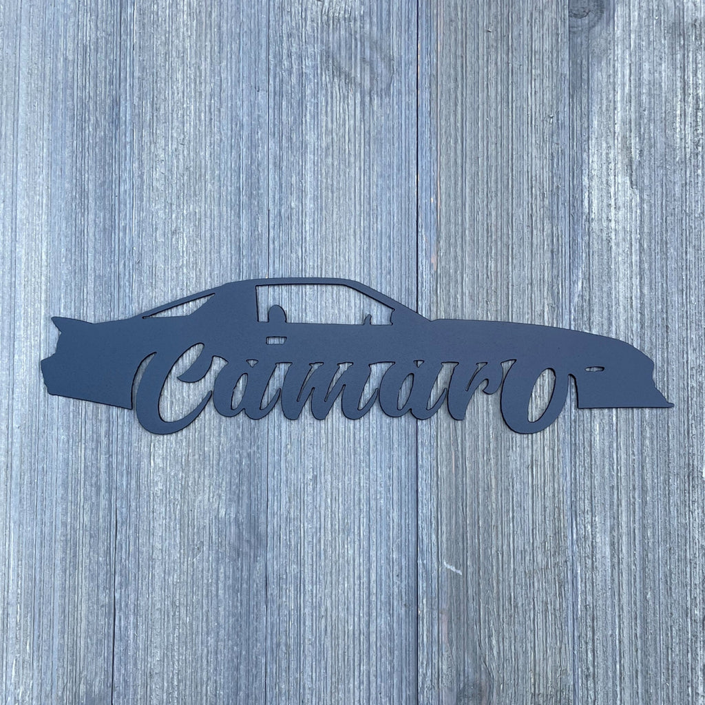 3rd Generation Camaro - 1982-1992 - Metal Sign Cutout